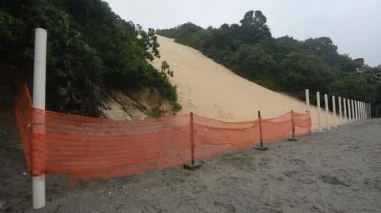 Órgãos ambientais alertam sobre escaladas ilegais no Morro do Careca e reforçam a importância da preservação da área - José Aldenir