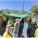 Apoiadores de Jair Bolsonaro se mobilizam em Brasília para mostrar solidariedade em meio a decisões do STF e ações da Polícia Federal - Reprodução