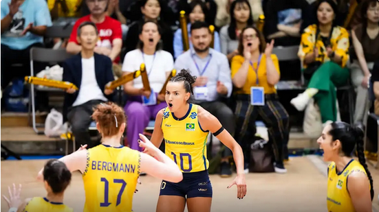 Brasil vence Polônia e assume vice-liderança - Reprodução