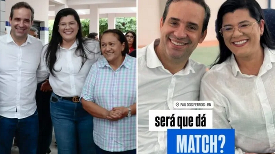 Será que dá match? Fátima sugere Marianna como vice de Cadu - Reprodução