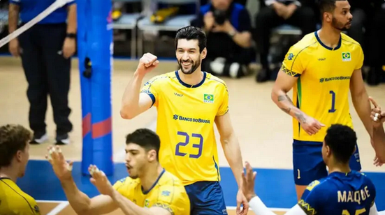 Brasil vence Argentina e se mantém na liderança da Liga das Nações de Vôlei - Reprodução