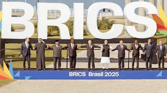 Trump volta a criticar o Brics e ameaça com tarifas adicionais - Reprodução
