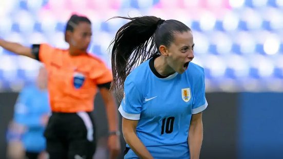 Uruguai conquista primeira vitória na Copa América Feminina - Reprodução