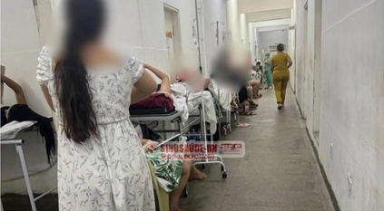 Sindicato denuncia colapso no Hospital Tarcísio Maia, em Mossoró - Reprodução