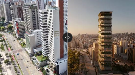 Com vista panorâmica de 180 graus, Mansão Seara promete unir sofisticação e localização privilegiada na Beira-Mar de Fortaleza. - Divulgação
