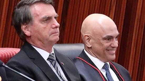 Decisão de Moraes vem após Bolsonaro descumprir proibição de uso de redes sociais durante discurso em manifestação. - Divulgação