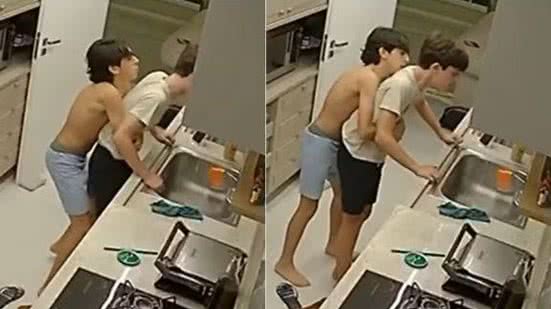 A rápida ação de Silas em aplicar a manobra Heimlich foi fundamental para evitar uma tragédia entre os primos em Fortaleza. - Divulgação