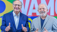 Geraldo Alckmin, vice-presidente da República, e o Presidente Lula - Ricardo Stuckert / PR
