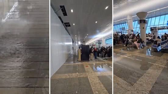 Com a COP30 se aproximando, o aeroporto de Belém é criticado por alagamentos e problemas de infraestrutura, afetando a imagem do evento. - Divulgação