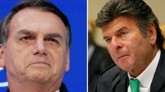 Fux questiona a relação entre a reunião de Bolsonaro com embaixadores e os atos de 8 de janeiro, sinalizando divergências. - Divulgação