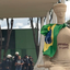 Débora escreveu “Perdeu, mané” na escultura A Justiça, que fica em frente à sede do STF - Joedson Alves/Agência Brasil