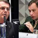 Ex-presidente Jair Messias Bolsonaro e Mauro Cid, seu ex-ajudante de ordens - Roberto Suguino / Agência Senado