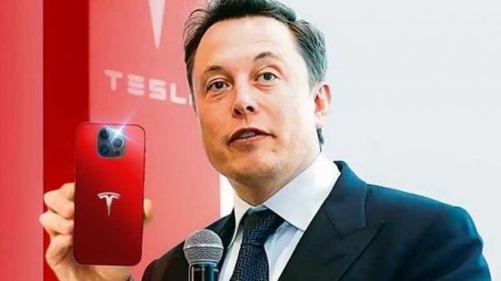 Tesla aposta em potência e inovação com o Pi Max, enquanto o iPhone se mantém forte na integração de ecossistema. - Divulgação