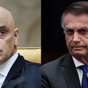 Ministro Alexandre de Moraes e ex-presidente Jair Bolsonaro - Felipe Sampaio/STF e Ton Molina/STF