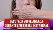 Imagem Deputada Federal do RN é xingada e sofre ameaça de morte, durante live dentro do plenário da Câmara