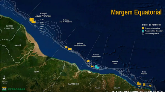 Margem Equatorial avança para última etapa antes da licença - Reprodução