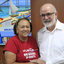 Governadora Fátima Bezerra e secretário de saúde, Alexandre  Motta