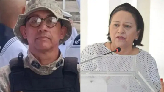 Fátima Bezerra garante firmeza do estado após morte de sargento da PM na Grande Natal - Reprodução