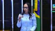 Secretária de Saúde de Pureza, Flávia Brito, representa o município em sessão solene sobre o Dia do Orgulho Autista na Câmara Federal - Reprodução