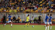 Potiguar Lidiane Ribeiro estreia com gol na Champions League Feminina - Reprodução