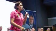 “Não se pode ter uma diplomacia nanica”, afirma Michelle Bolsonaro durante evento em Natal - Reprodução