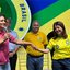 Ex-primeira-dama Michelle Bolsonaro confirmou que a deputada federal Carla Dickson vai integrar o Partido Liberal - Simone Santos