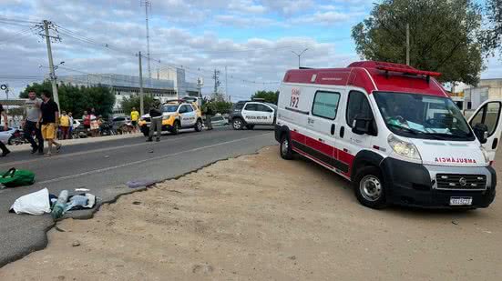 Motociclista morreu e passageiro ficou ferido em colisão frontal com caminhão em Caicó, RN