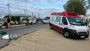 Motociclista morreu e passageiro ficou ferido em colisão frontal com caminhão em Caicó, RN