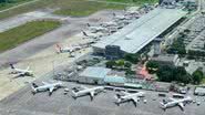 A Azul Linhas Aéreas confirmou o cancelamento do voo - Reprodução