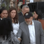 Durante o evento, Alessandra e Yasmin foram chamadas ao palco por representantes da associação local e chegaram a cumprimentar o presidente - Reprodução/Internet