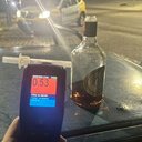 De acordo com a polícia, a situação caracterizou flagrante de crime de trânsito, resultando na imediata prisão do homem - Divulgação/PMRN