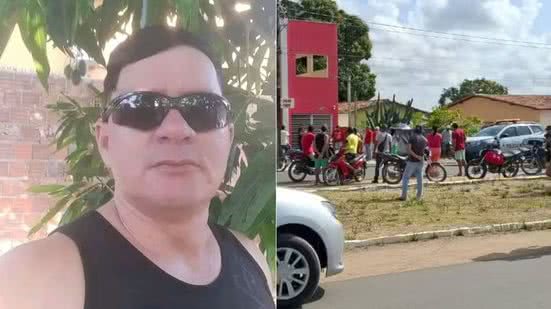 Dentro da casa estava o corpo de Damião Medeiros, o autor dos disparos, e o corpo de Elienizia Moura, a atual parceira de Ingrid, - Reprodução/Internet