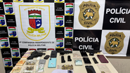O grupo criminoso atuava para ter o controle de pontos de tráfico de drogas na região - Divulgação/Polícia Civil do RN
