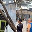 Corpo de Bombeiros atuou rapidamente para controlar as chamas e evitar maiores danos na comunidade carente de Natal. - Reprodução ViaCerta redes