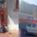 O autor do crime confessou ter esfaqueado a vítima e foi detido em flagrante pela Polícia Militar no local do incidente. - Reprodução