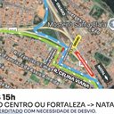 O DNIT orienta sobre as interdições na BR-304/RN - Reprodução