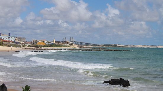 Praia de Areia Preta, em Natal — Foto: Caroline Macedo