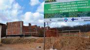Obras do Posto de Saúde do Sítio Curicaca, no município de Tenente Laurentino Cruz, é uma das que estão paralisadas no RN - Reprodução