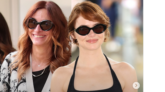 Emma Stone e Julia Roberts brilham com acessórios brasileiros no Festival de Cinema de Veneza - Reprodução
