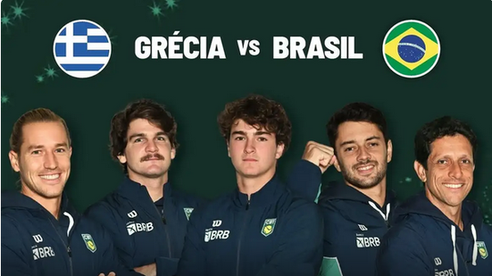 Brasil define equipe para enfrentar a Grécia pela Copa Davis - Reprodução
