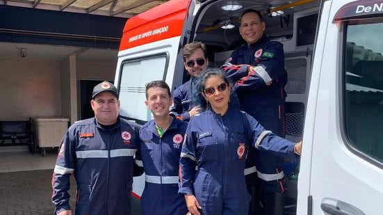 A equipe do SAMU atuou rapidamente - Divulgação