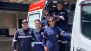 A equipe do SAMU atuou rapidamente - Divulgação