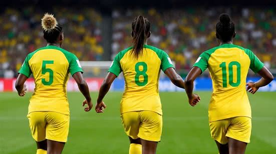 Com gols de Yasmim, Duda Sampaio e Amanda Gutierres, Brasil se destaca na fase de grupos da Copa América Feminina. - Reprodução/Meta IA