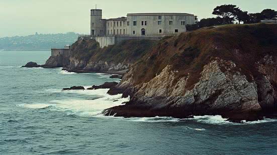 A nova Alcatraz será um símbolo de 'Lei, Ordem e Justiça' em meio a controvérsias e reações internacionais. - Reprodução/Meta IA