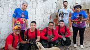 Todos os animais foram resgatados com vida - Reprodução/CBMRN