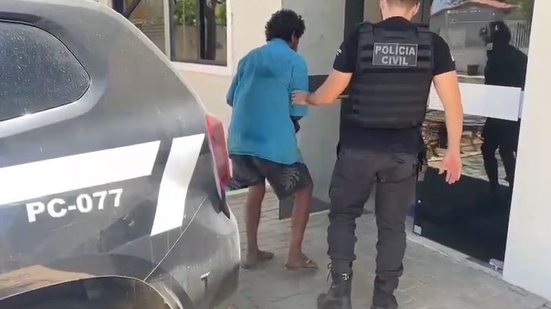 Após a denúncia, o homem deixou o município, mas foi localizado e detido pela equipe policial na cidade de Alexandria - Divulgação/Polícia Civil do RN
