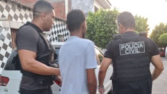 O homem foi conduzido à delegacia para os trâmites legais - Divulgação/Polícia Civil do RN