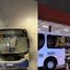 O motorista percebeu uma falha mecânica e conseguiu sair do ônibus antes que as chamas se espalhassem. - reprodução redes Via Certa