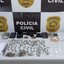 Durante a busca por um foragido, a polícia encontrou entorpecentes e uma arma de fogo roubada, resultando em prisões. - Reprodução/Polícia Civil