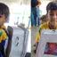 Menino leva 'mochila maluca' de caixão pra escola: “quero ser igual ao meu pai”